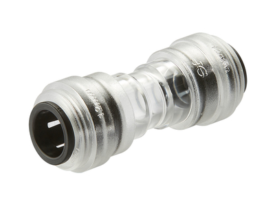 Clear Bodied Single O-Ring Seal Connector