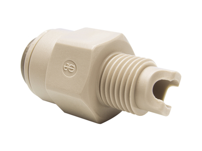 John Guest grey push-fit acetal outlet adaptor (Parallel thread) 