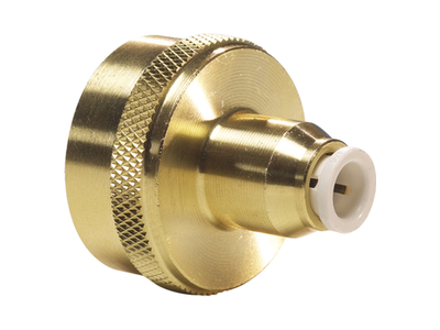 Brass Female Push-fit Adaptor (GH Thread)