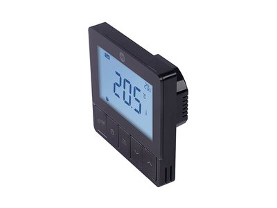 JG Underfloor Controls 240v Wired Programmable Room Thermostat - Black