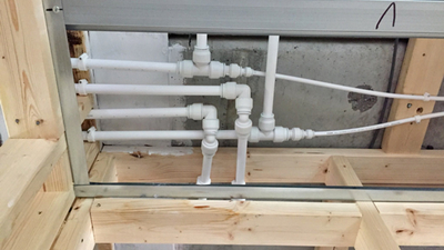 Joist Cabling and plastic pipes