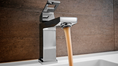 mixer tap with backflow