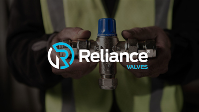 Reliance Valves logo and product image