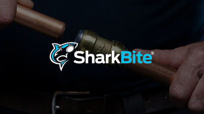 SharkBite logo and product