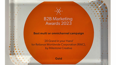 Best multi or omnichannel campaign award - B2B Marketing